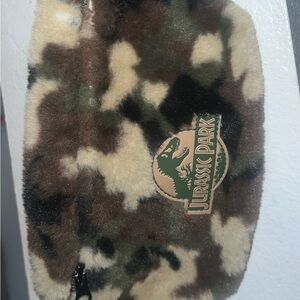Jurassic Park Camouflage Fleece Pouch